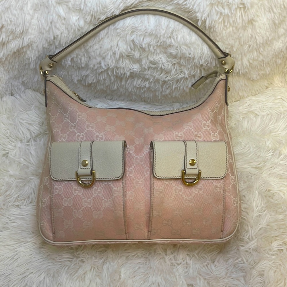 ❗️SOLD❗️GG Canvas Abbey Pocket Hobo